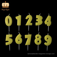   0-9 Lucky Fancy Novelty Number Birthday Candle Wholesale